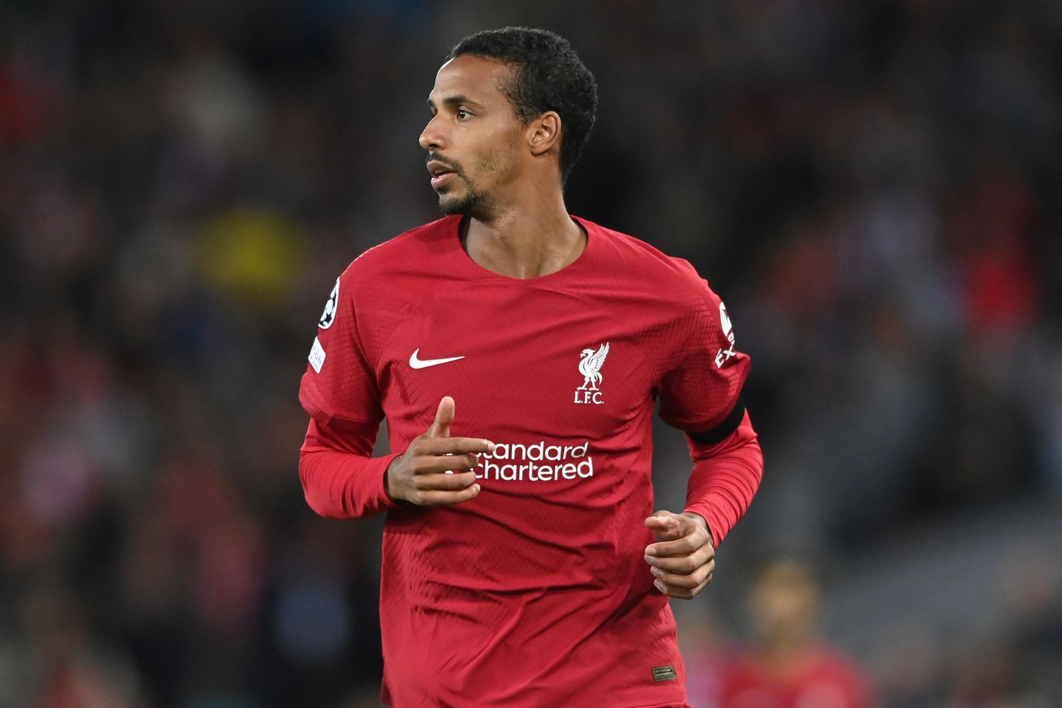 Joel Matip during Champions League action for Liverpool