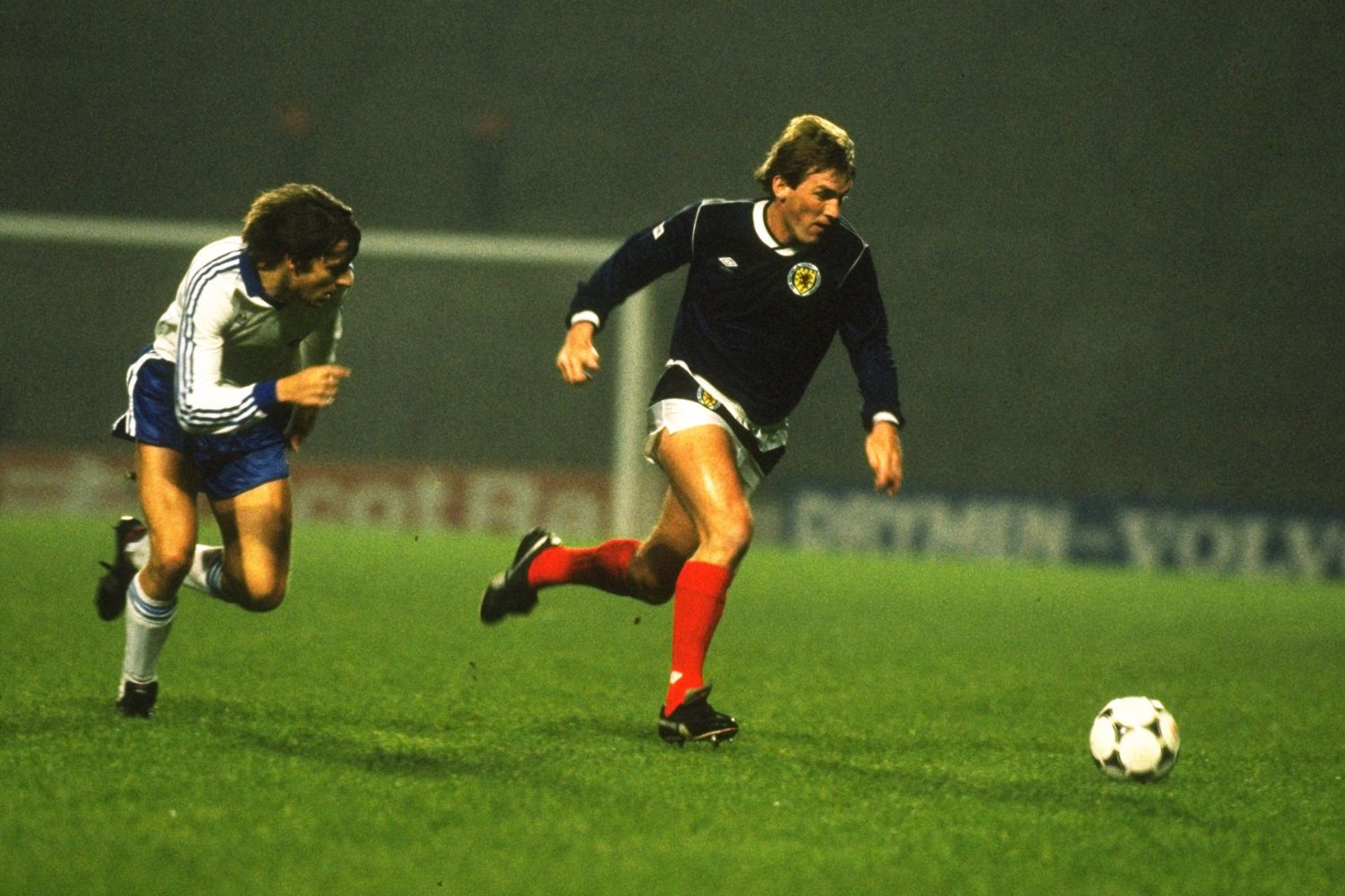 Kenny Dalglish in action for Scotland