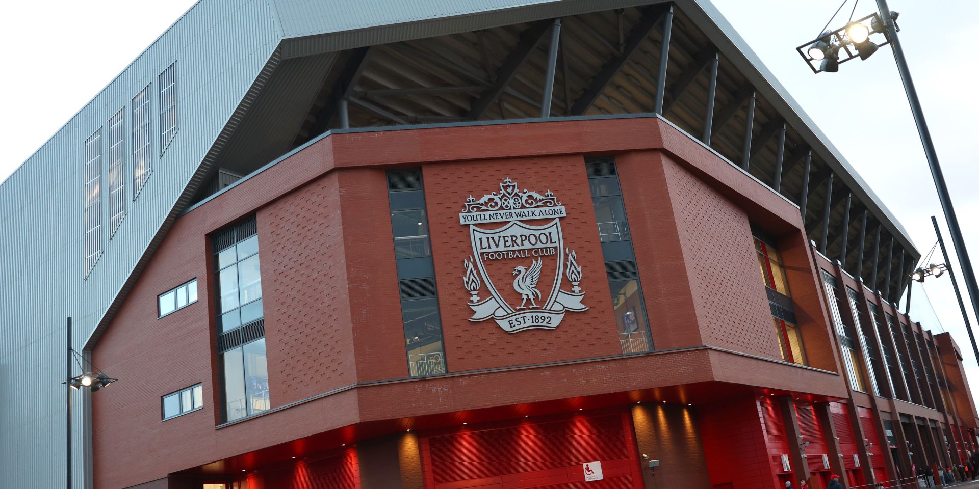 Anfield before Liverpool play a Premier League game