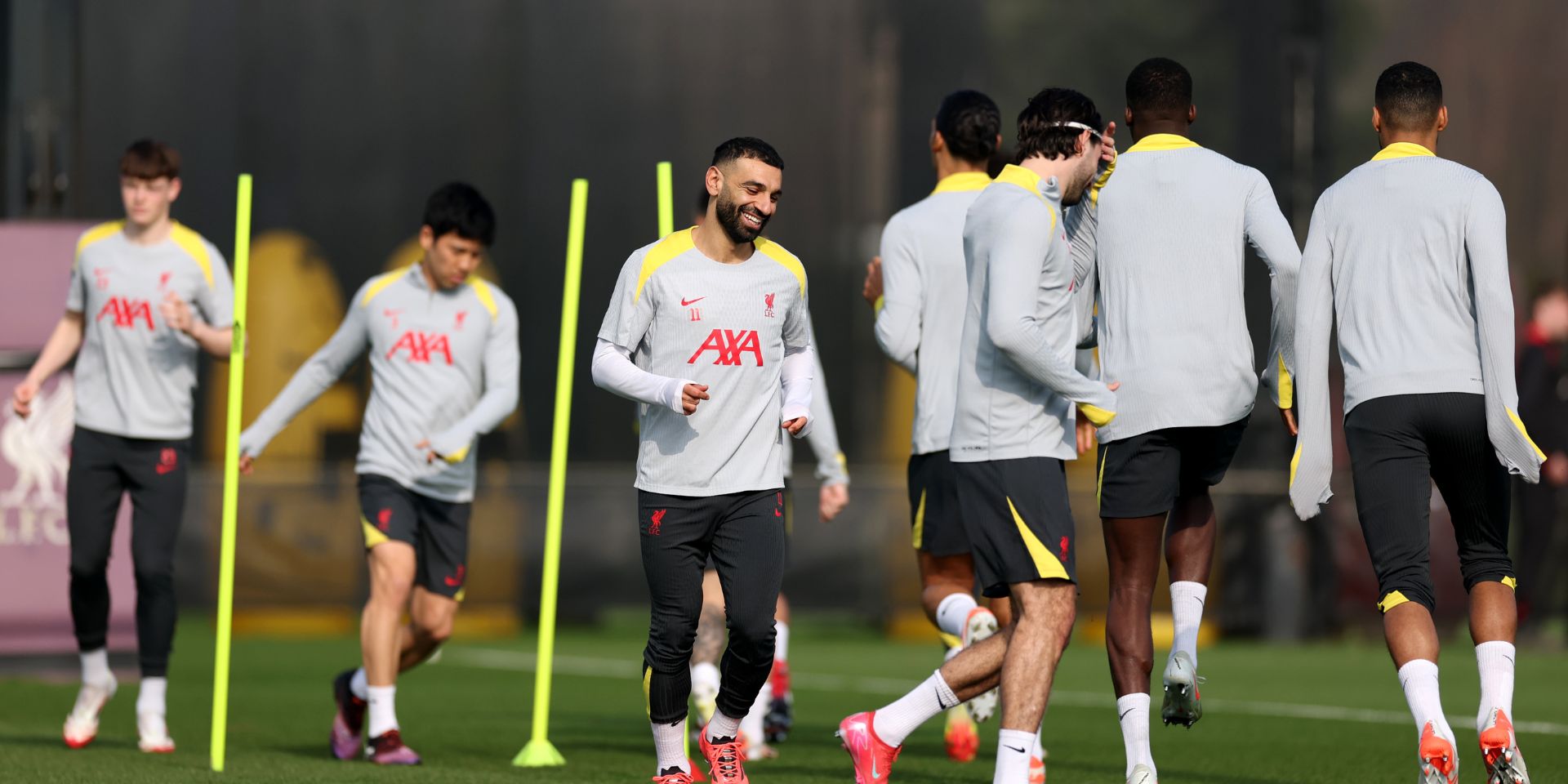 James McConnell trains with Liverpool ahead of PSG