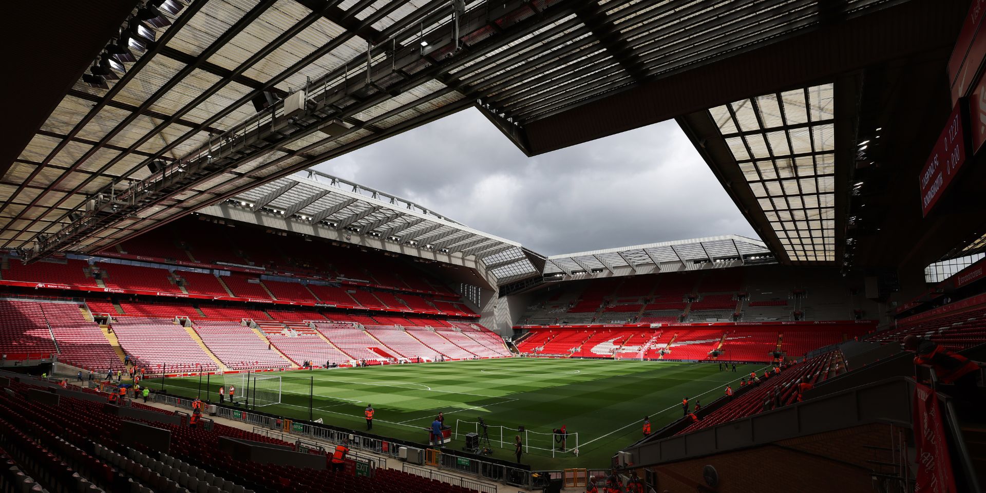 Anfield before kick off