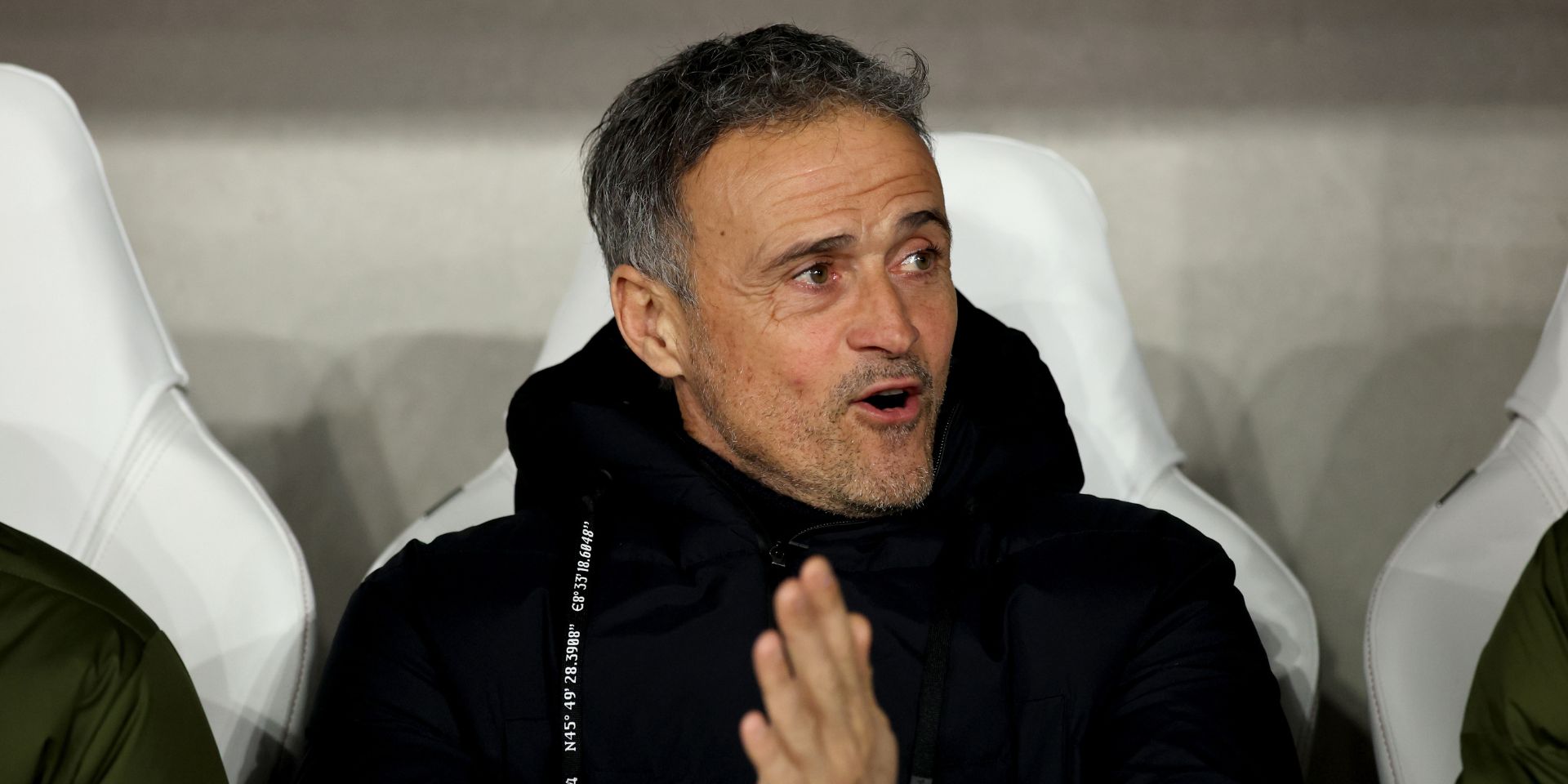 Luis Enrique oversees PSG