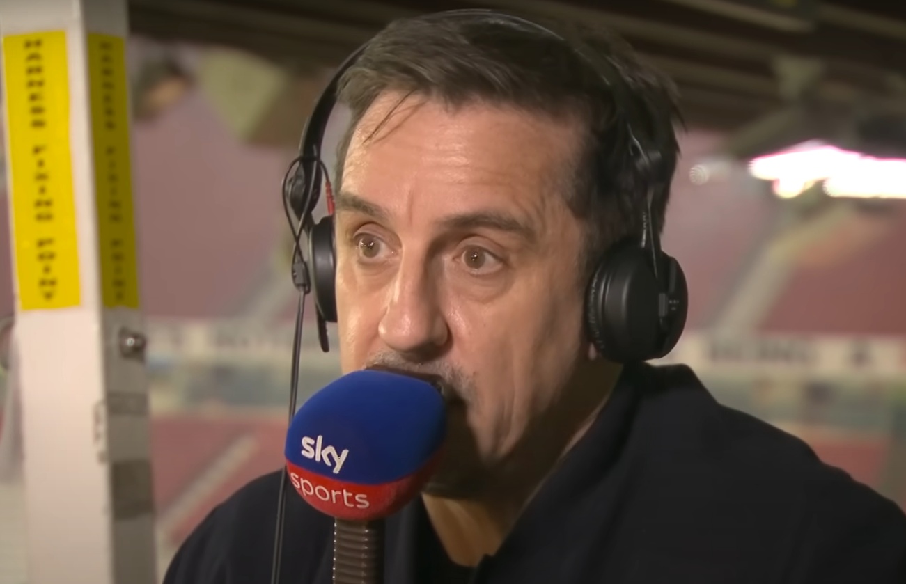 Gary Neville says he wouldn't be surprised if PSG knock Liverpool out of the Champions League