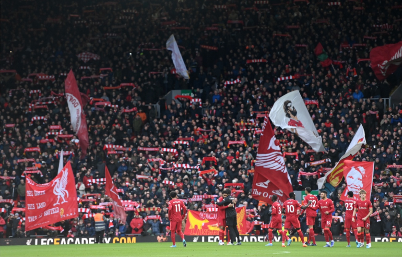 The Kop is the heartbeat of Anfield on a matchday