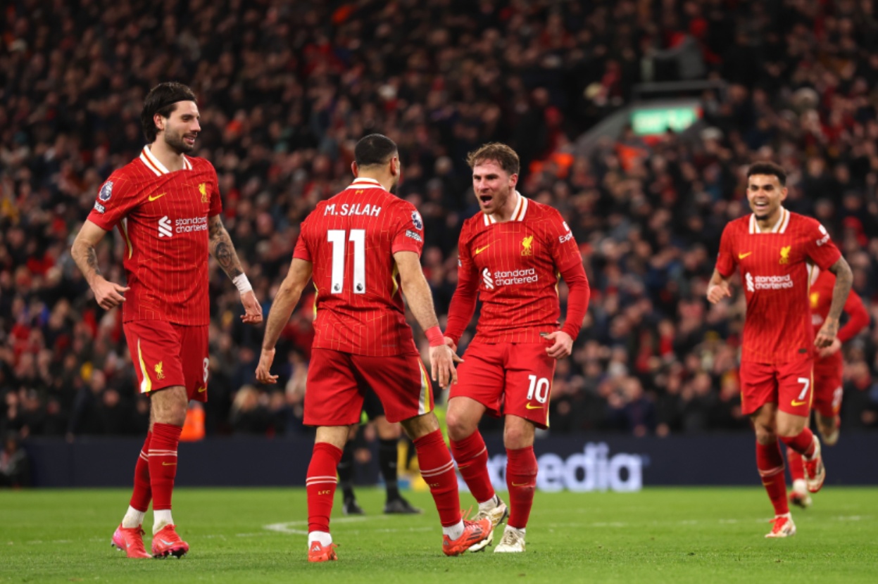 Liverpool currently have a 13-point lead over Arsenal at the top of the Premier League