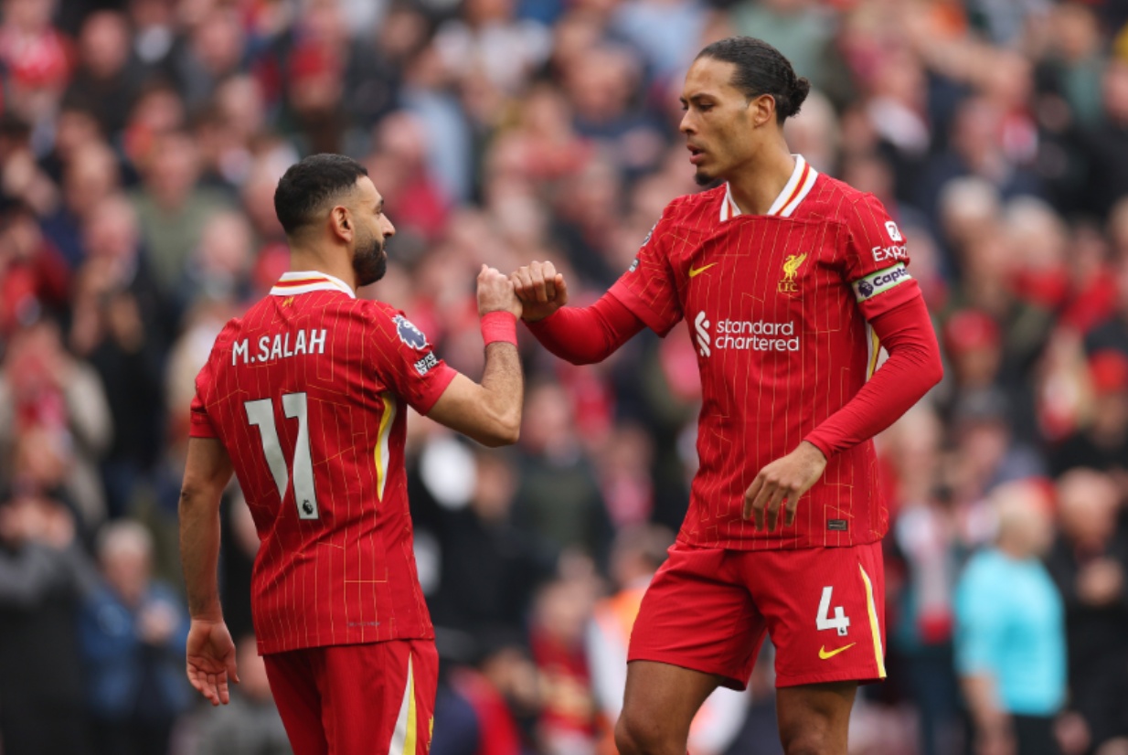 Mo Salah and Virgil van Dijk have just over three months remaining on their contracts at Liverpool