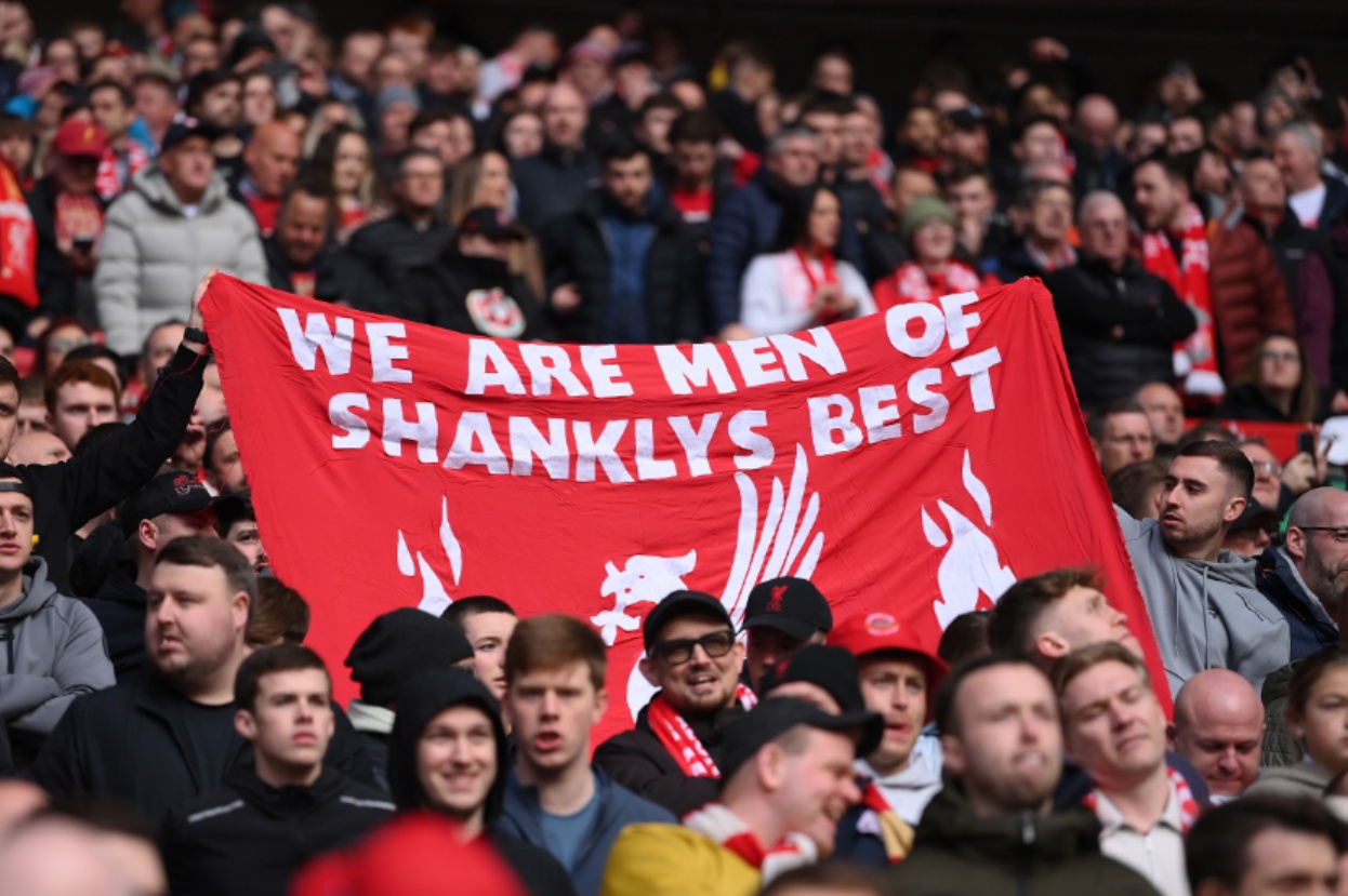 Liverpool fans remained defiant despite seeing their team lose their Carabao Cup final