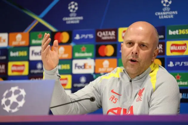 Arne Slot will be sweating over five Liverpool players at risk of suspension if the Reds prevail against PSG