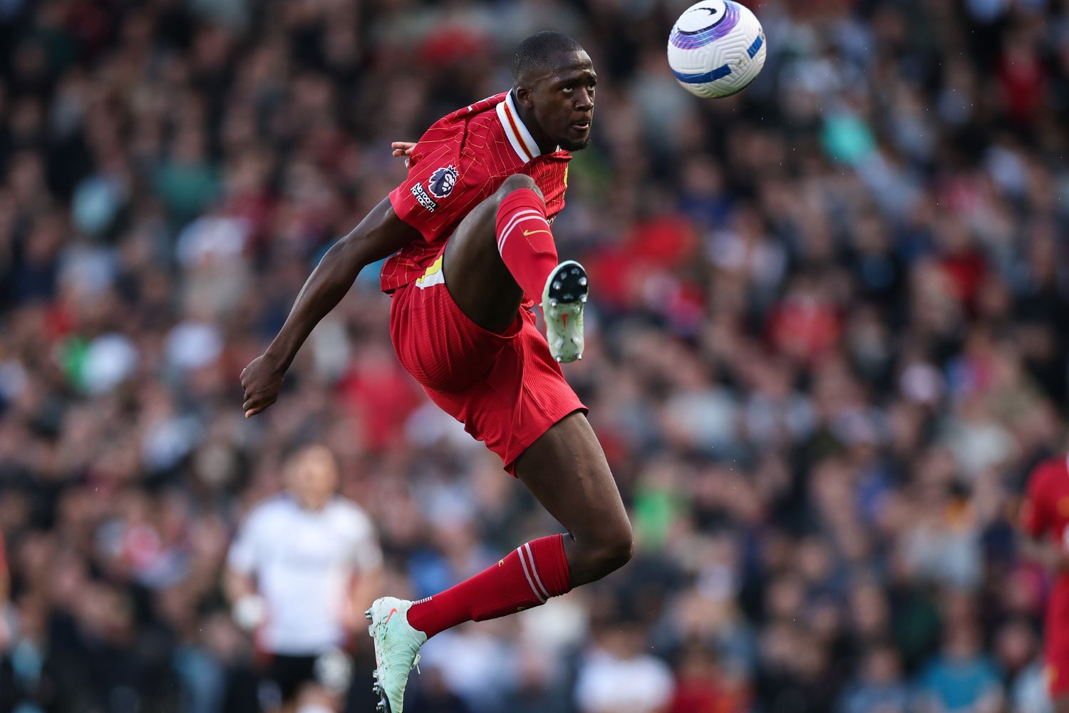 Ibou Konate in action against Fulham