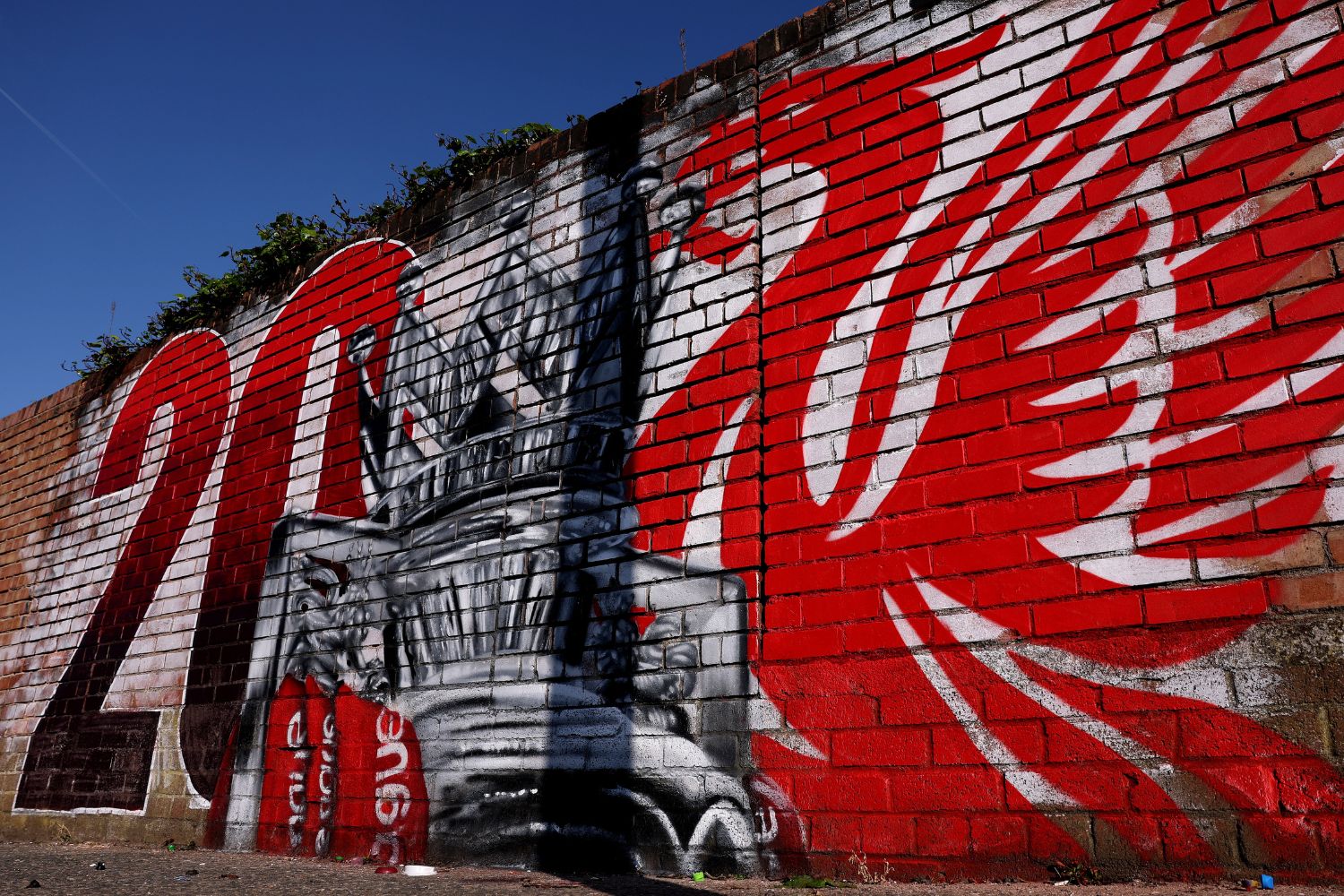 New mural at Anfield celebrating Liverpool's title win