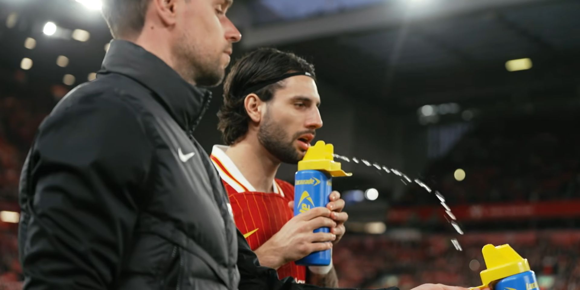 Dominik Szoboszlai before playing Everton