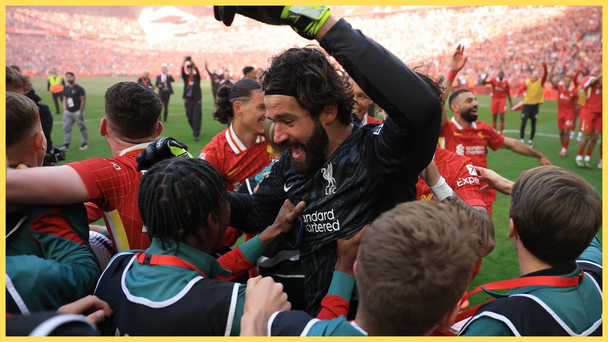 What Alisson Becker did instantly after FT vs Tottenham as Premier League title confirmed