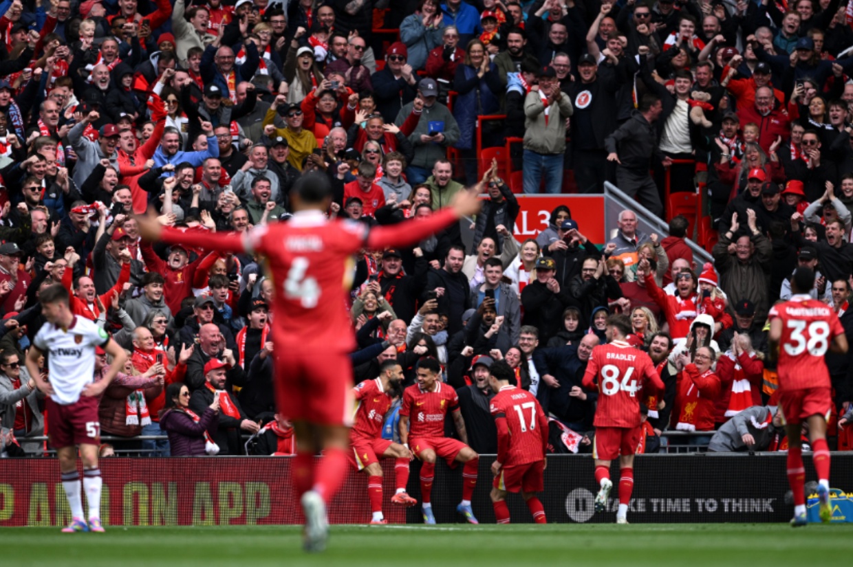 Liverpool have had a commanding lead for the majority of the Premier League season