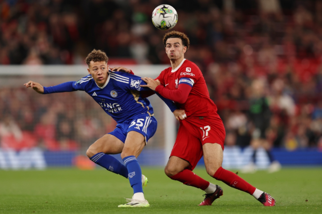 Curtis Jones last played at right-back for Liverpool in their Carabao Cup win over Leicester in 2023