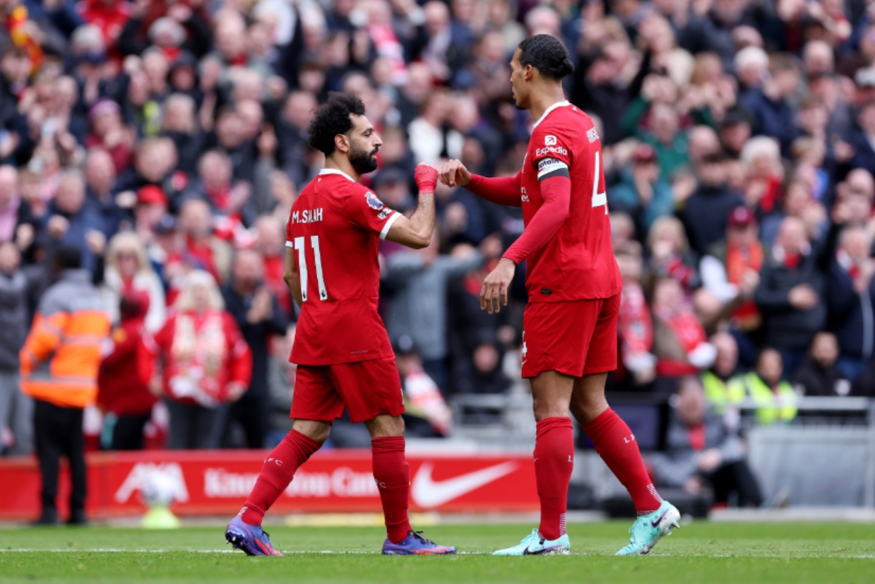 Mo Salah and Virgil van Dijk are into the final three months of their respective contracts at Liverpool