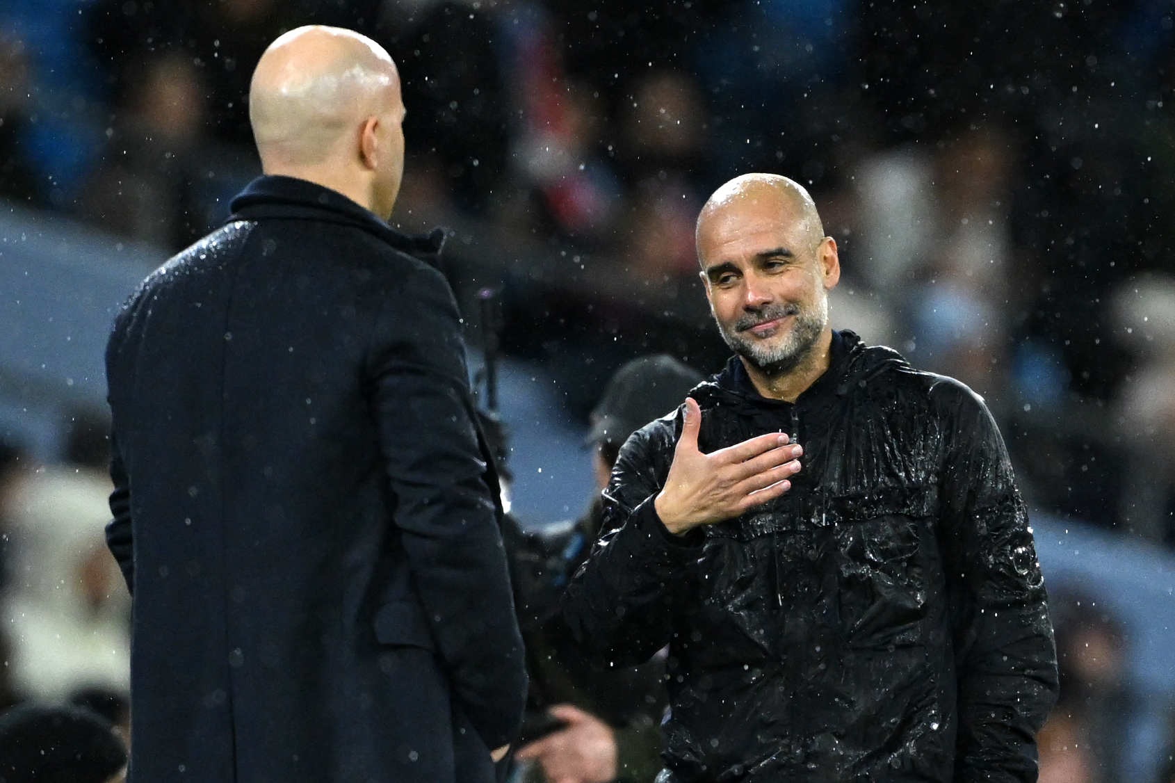 Pep Guardiola has said that Liverpool will be champions of an 'outstanding' Premier League season