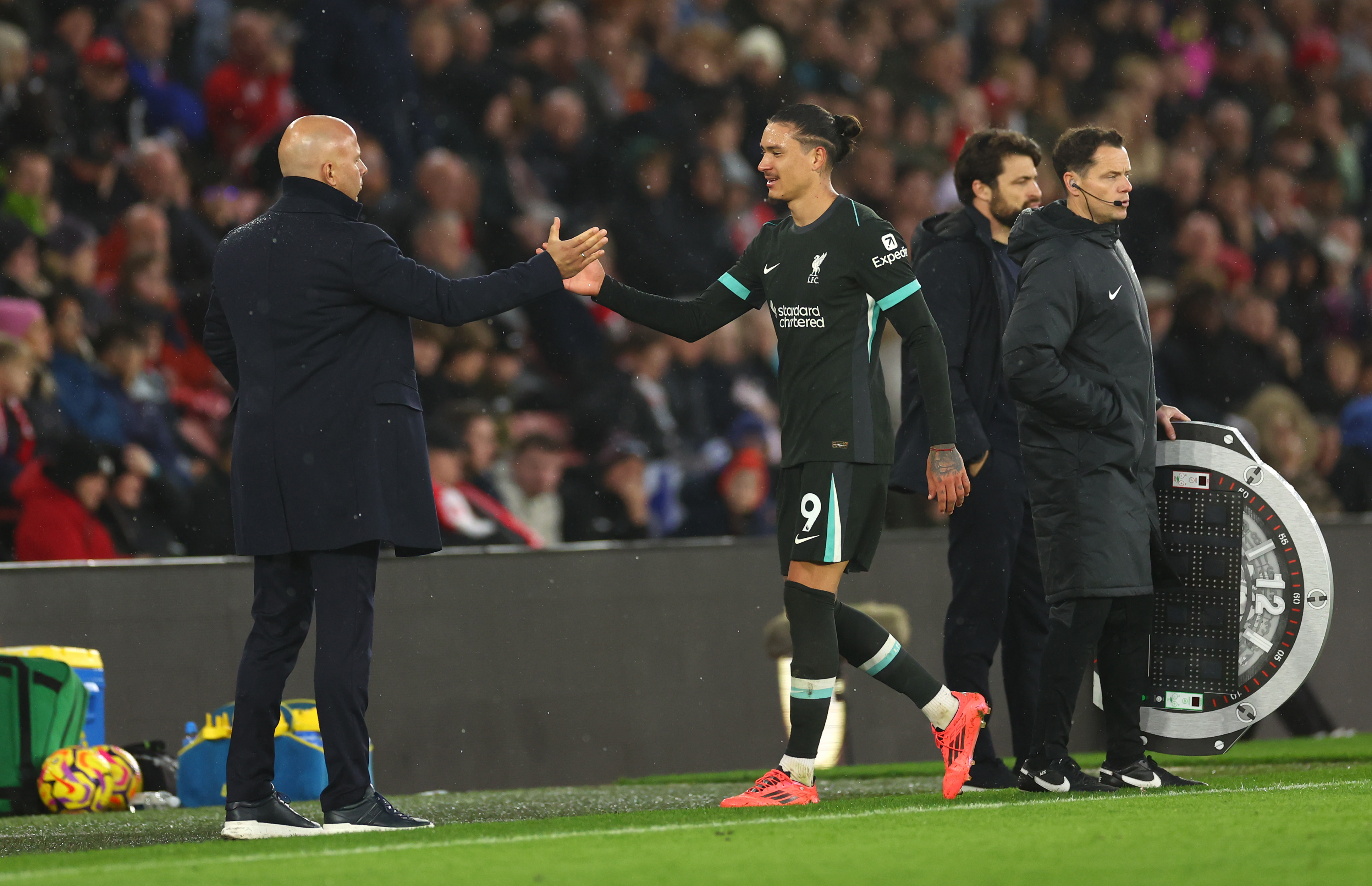 Darwin Nunez has started only one Premier League game for Liverpool in 2025