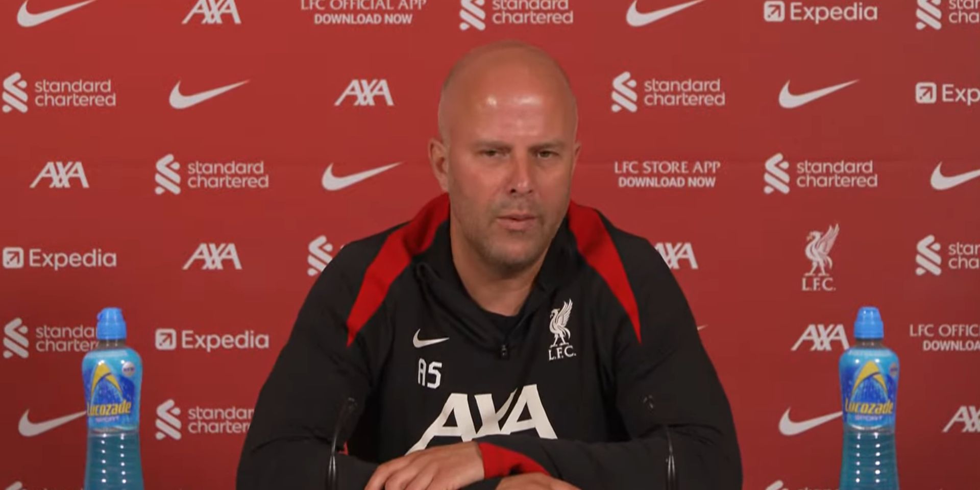 Arne Slot on Jeremie Frimpong