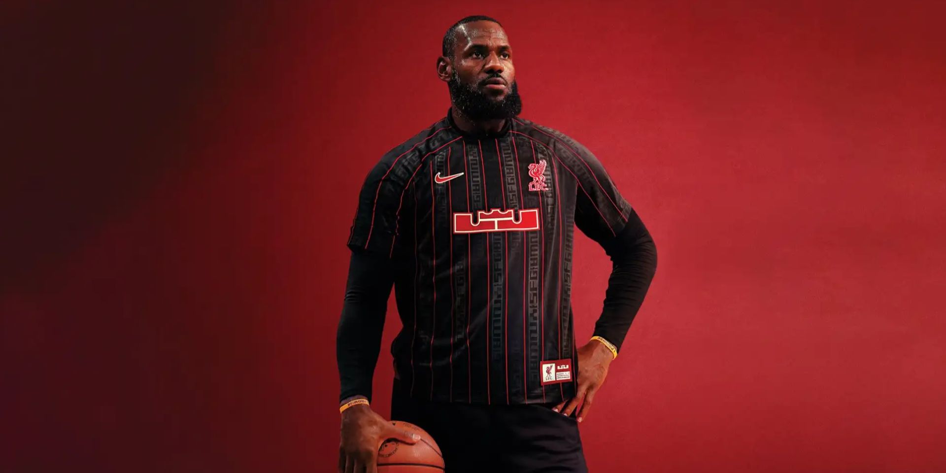 LeBron James in his Liverpool colab