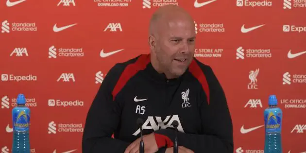 Arne Slot on Bradley