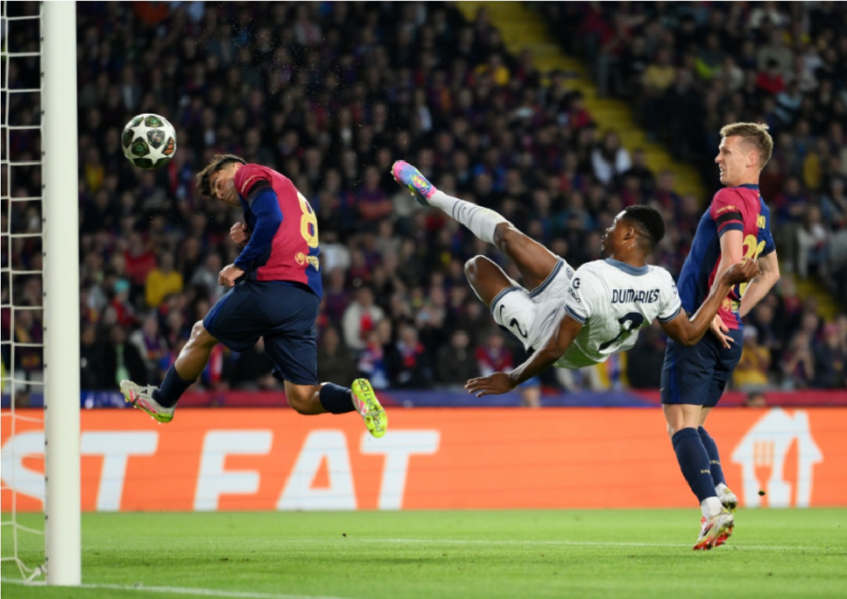 Alan Shearer has talked up Denzel Dumfries as a viable summer signing for Liverpool