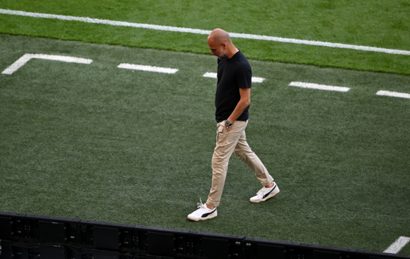 Pep Guardiola is left to rue a rare trophyless season at Man City