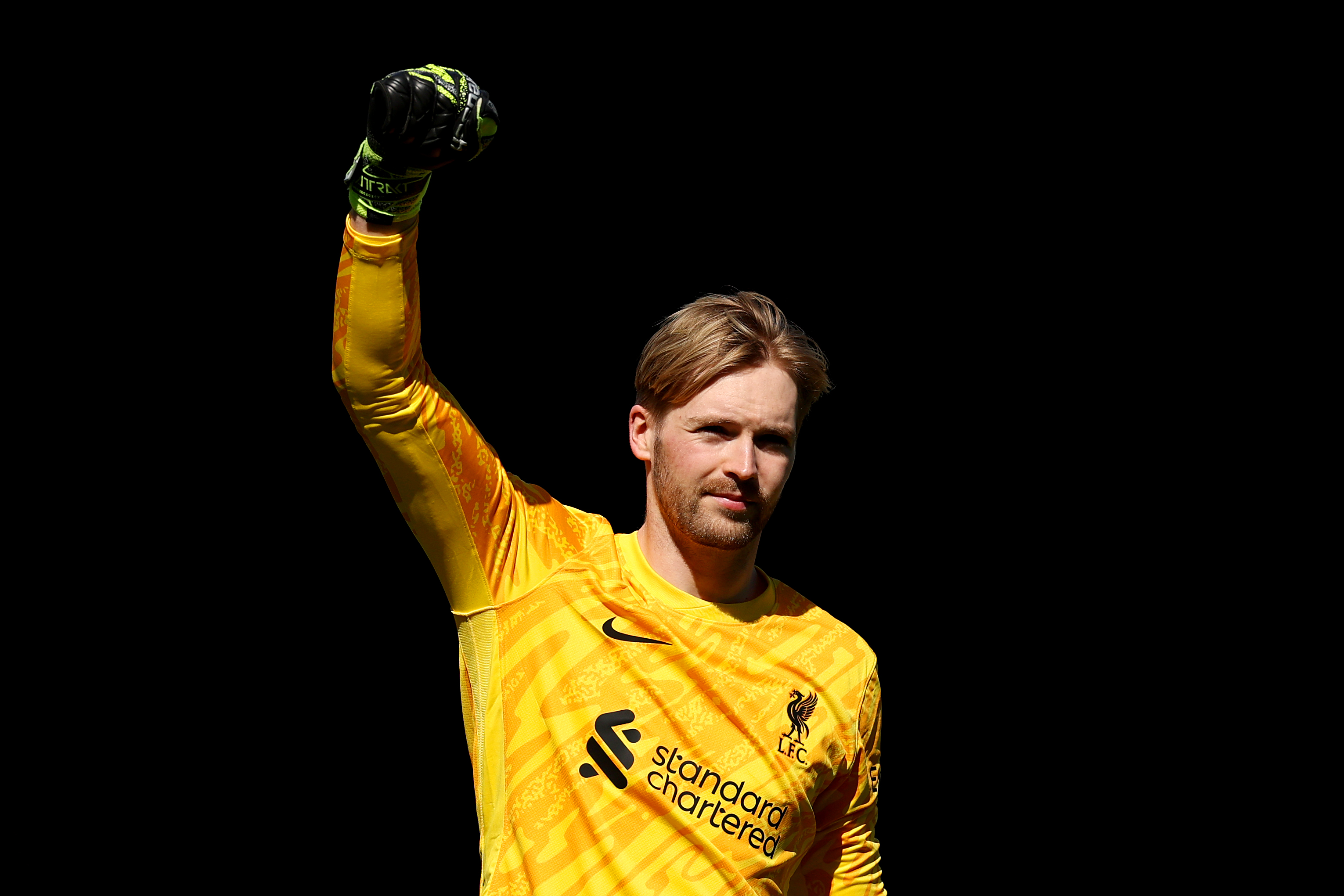 Caoimhin Kelleher in action for Liverpool