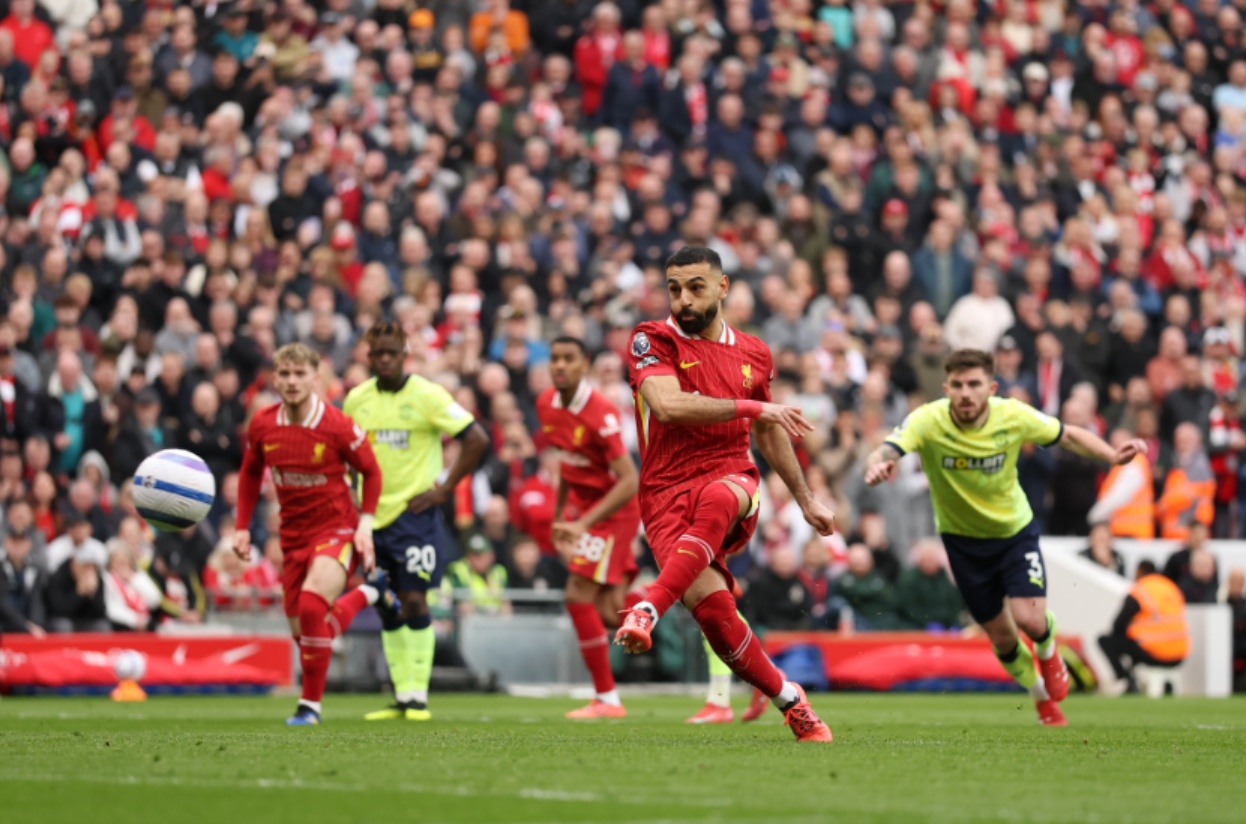 Mo Salah is one away from equalling the all-time record for most goals and assists in a Premier League season