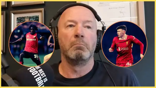 Alan Shearer doesn't fear for Conor Bradley even if Liverpool sign Jeremie Frimpong
