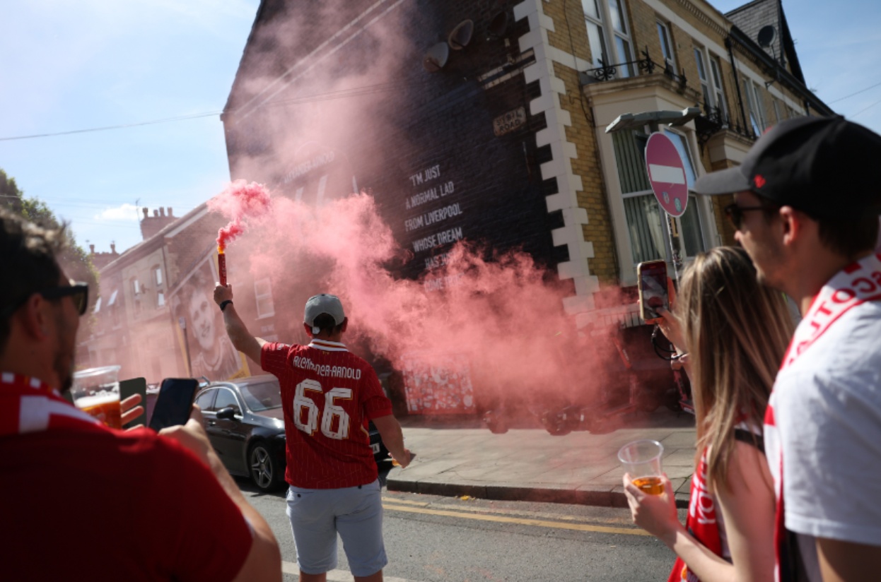 Some Liverpool fans have continued to show support for Trent Alexander-Arnold
