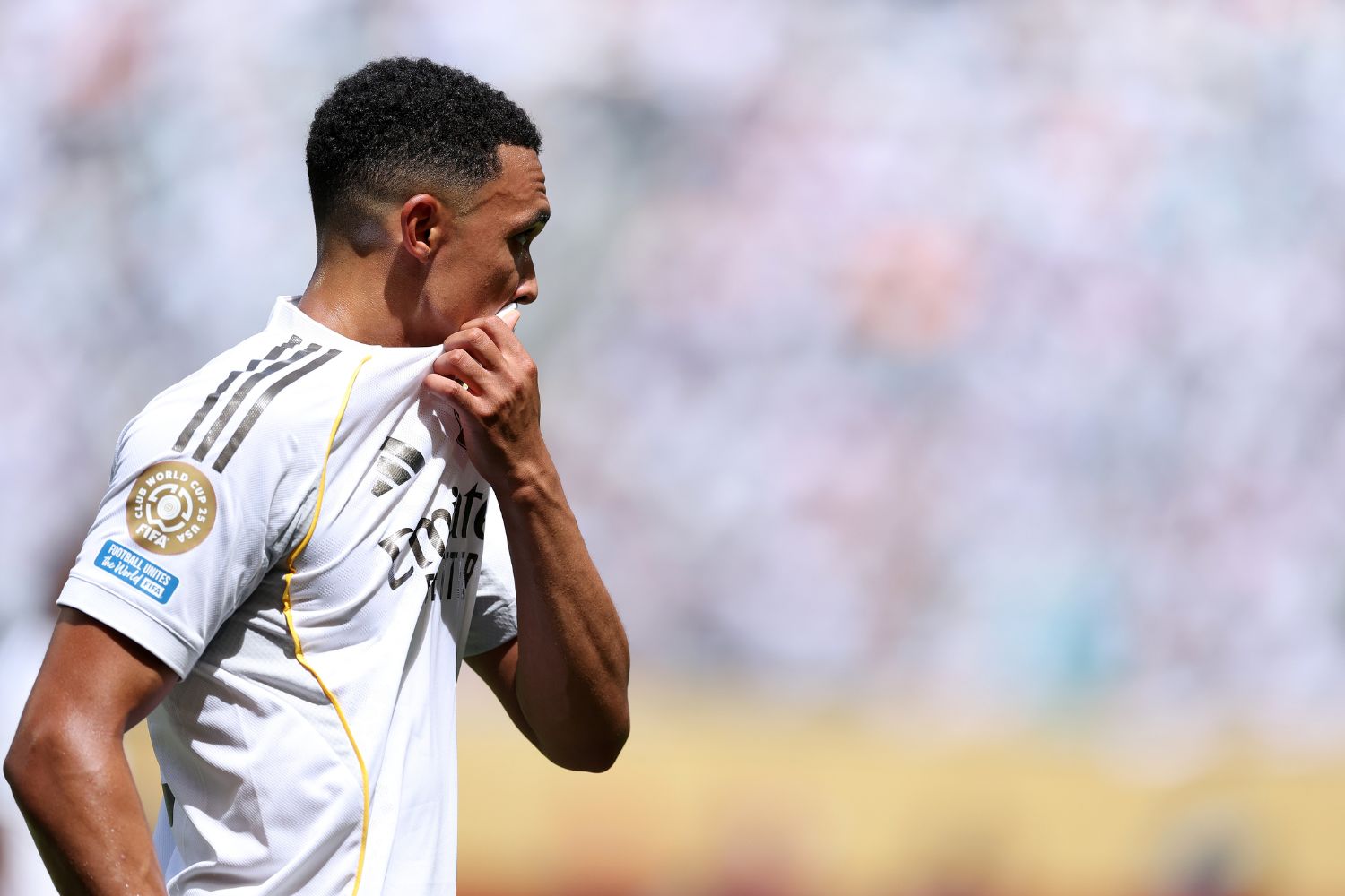 Trent Alexander-Arnold on debut for Real Madrid