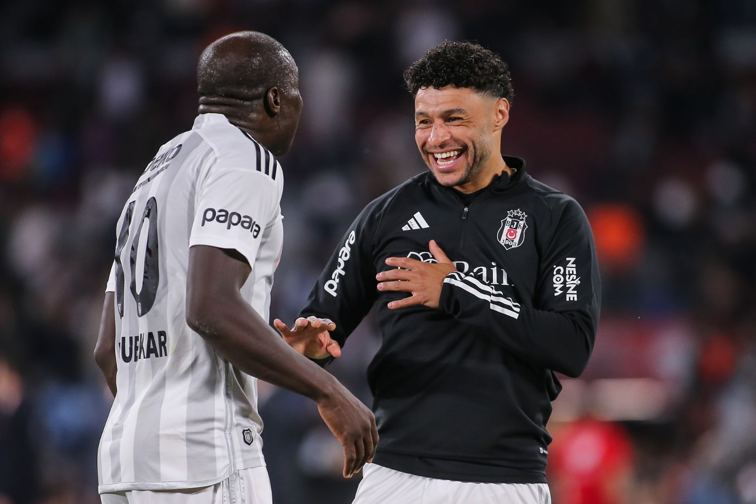 Alex Oxlade-Chamberlain with Beşiktaş