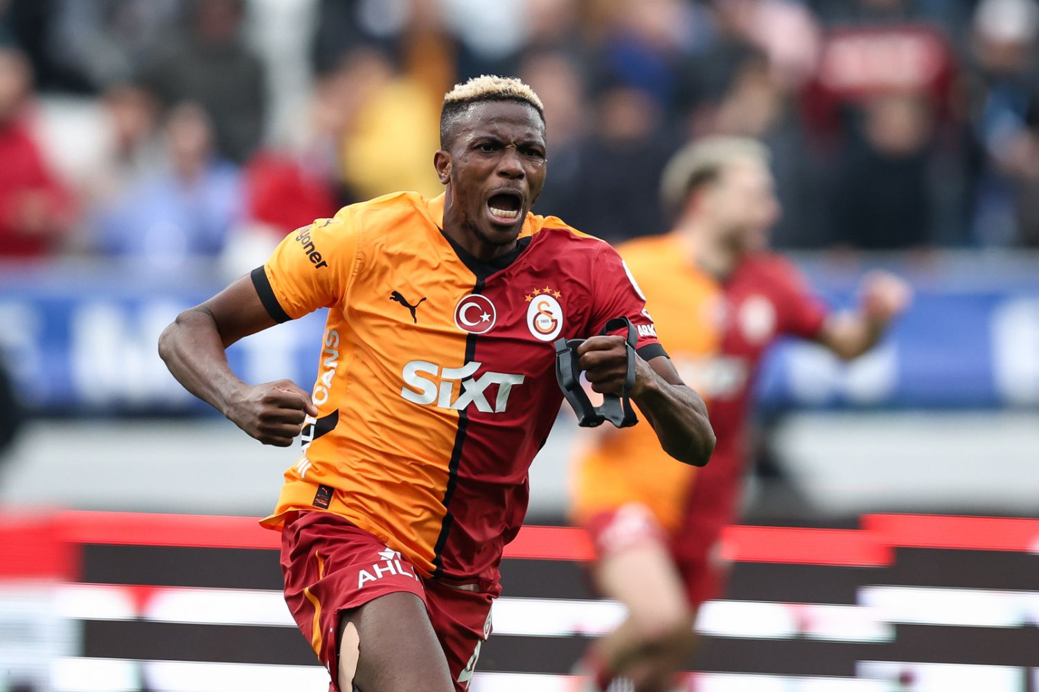 Victor Osimhen in action for Galatasaray