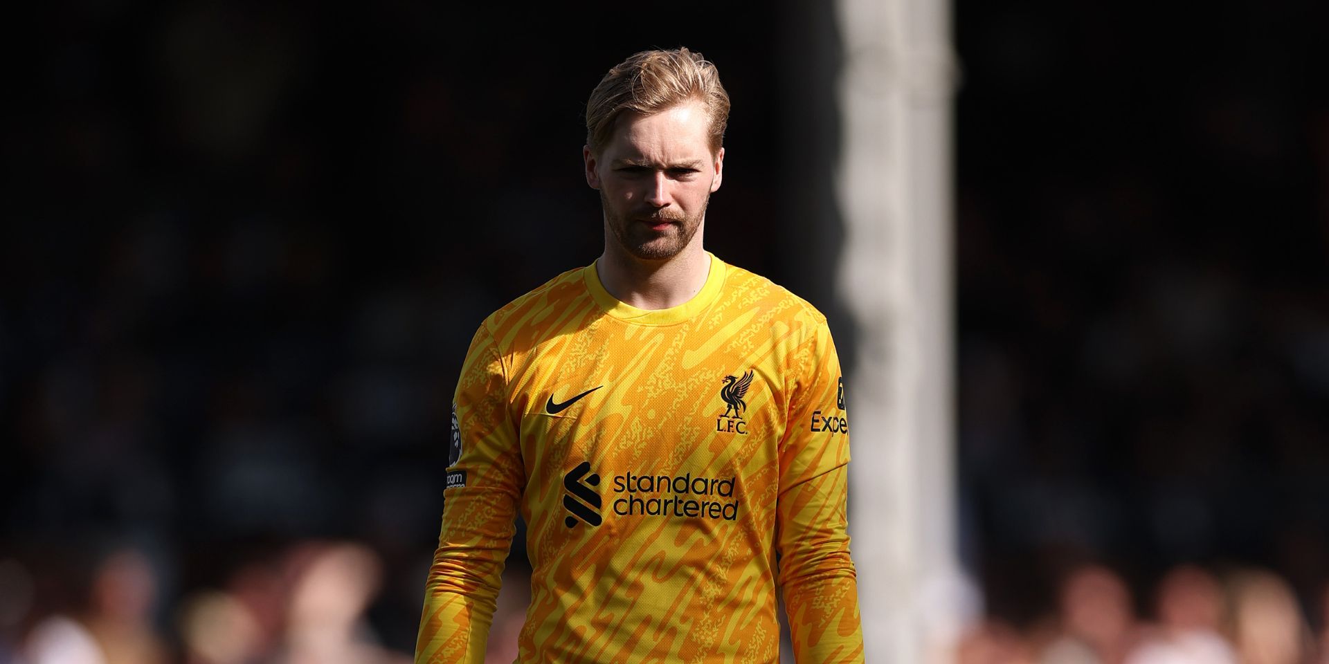 Caoimhin Kelleher in action for Liverpool before his transfer to Brentford