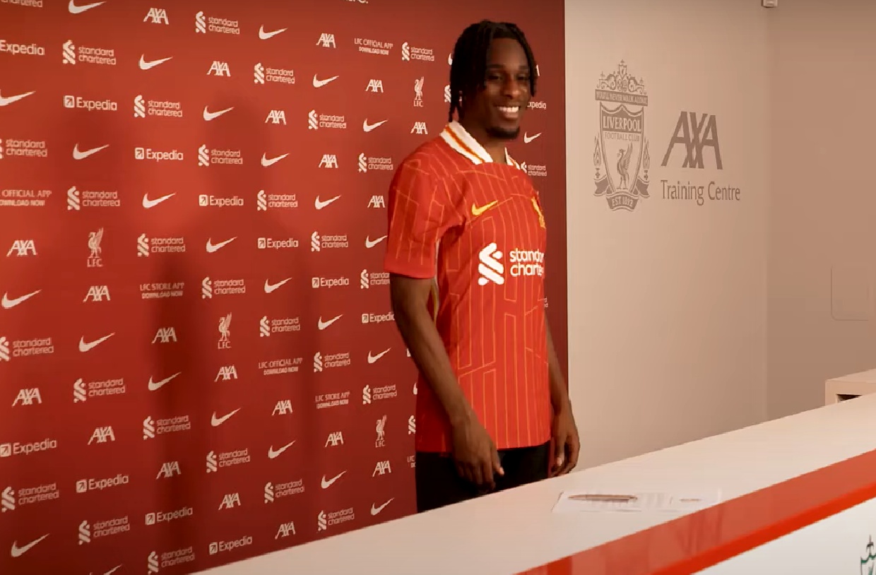 Jeremie Frimpong has joined Liverpool on a five-year contract
