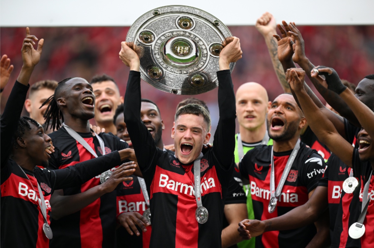 Florian Wirtz helped Bayer Leverkusen to a domestic double in 2023/24