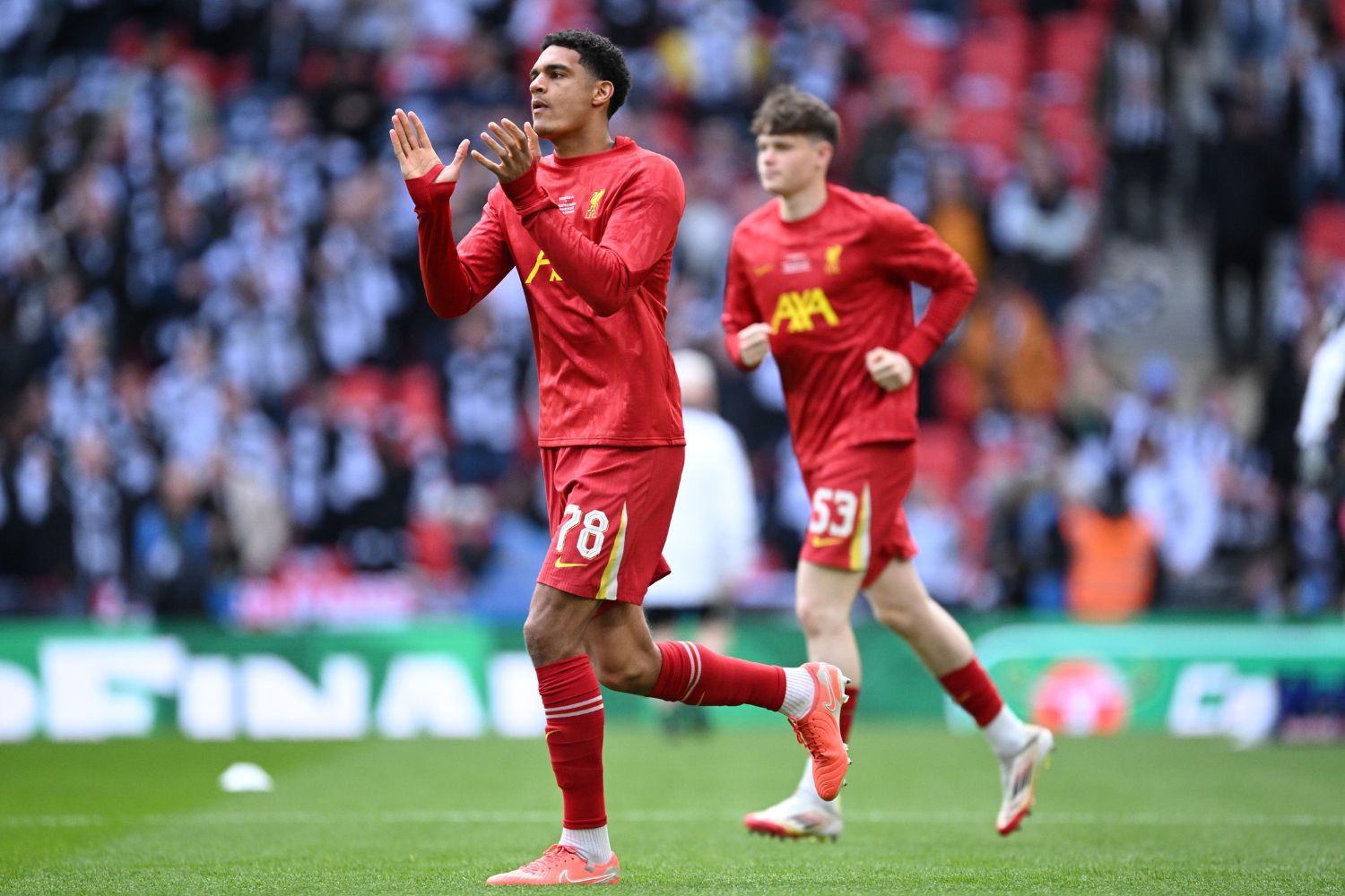 Jarell Quansah applauds Liverpool fans
