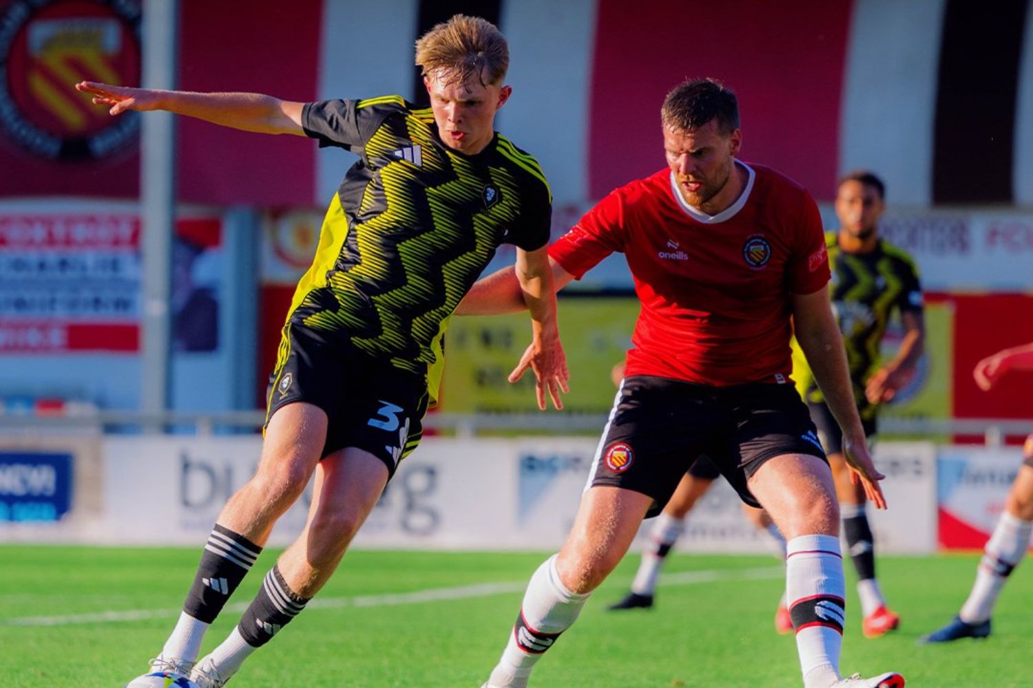 Will Wright in action for Salford City