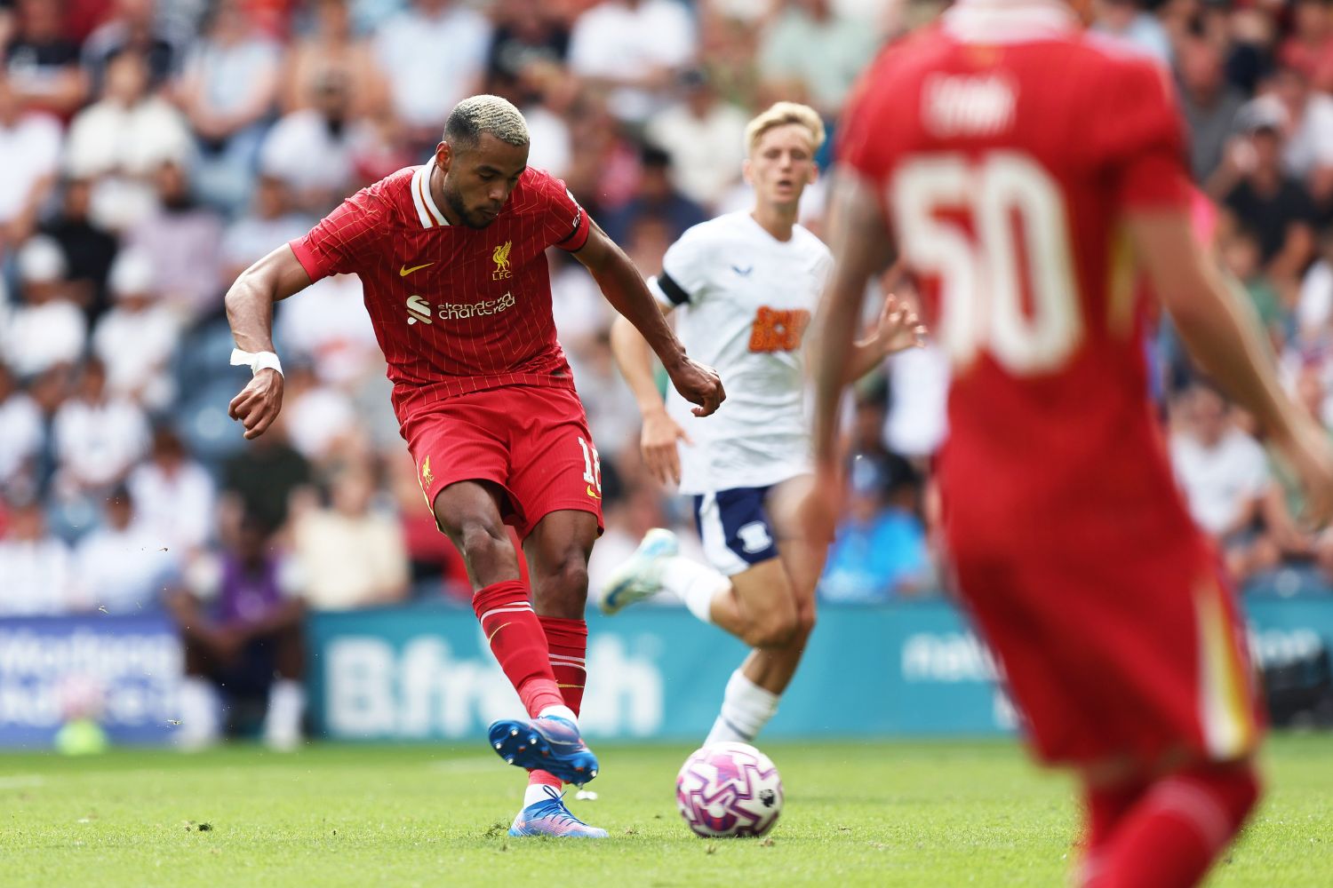 Cody Gakpo scores for Liverpool