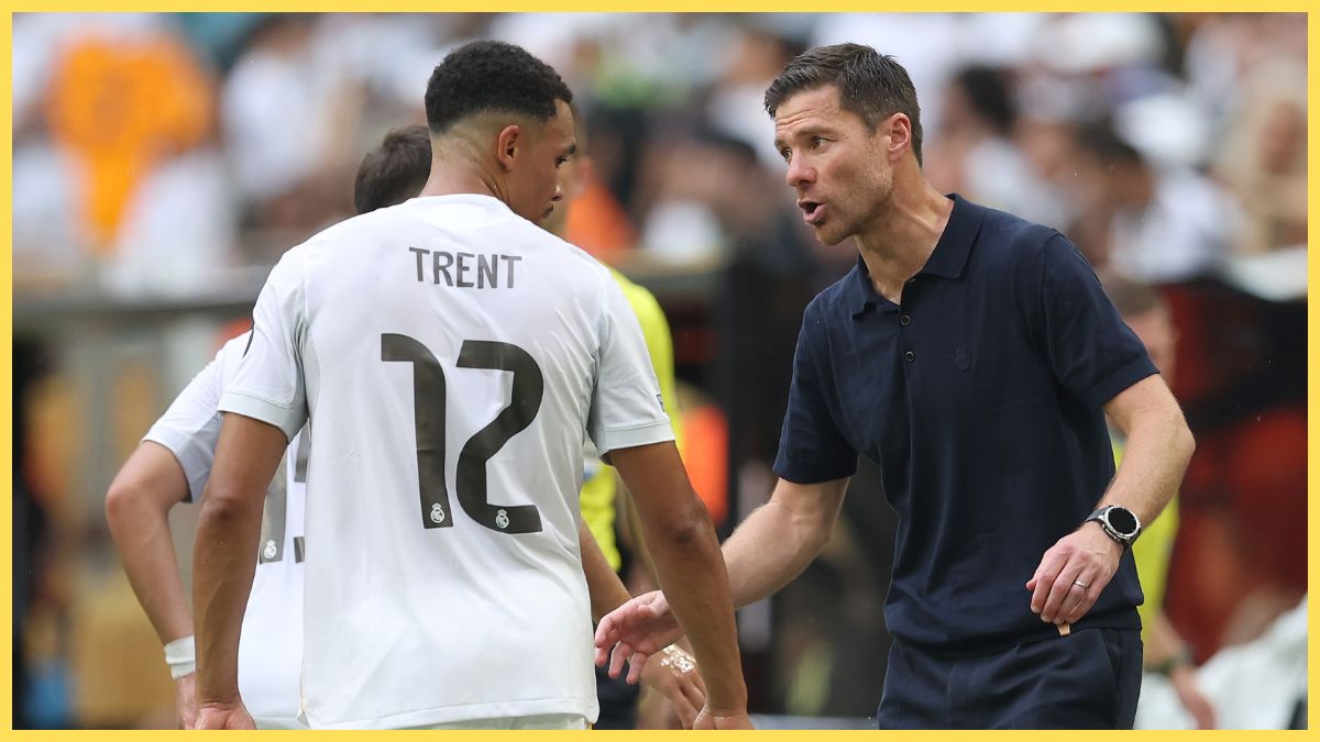 Trent Alexander-Arnold and Xabi Alonso for Real Madrid