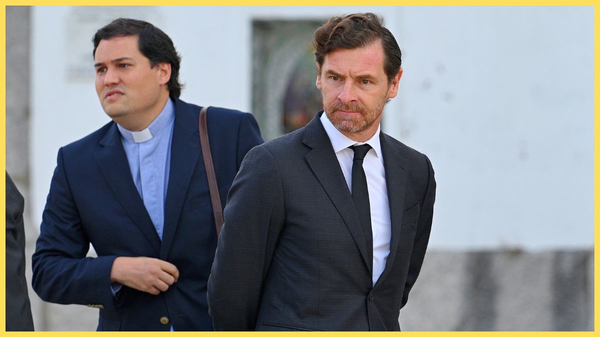 Andre Villas-Boas at Diogo Jota's funeral