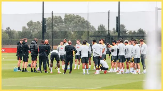 Jayden Danns back in training at the AXA
