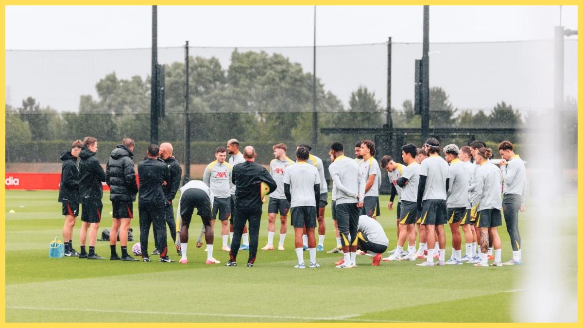 Jayden Danns back in training at the AXA
