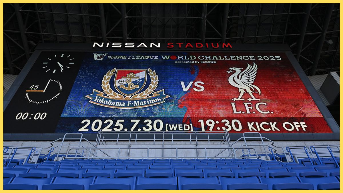Liverpool play Yokohama FM at the Nissan Stadium