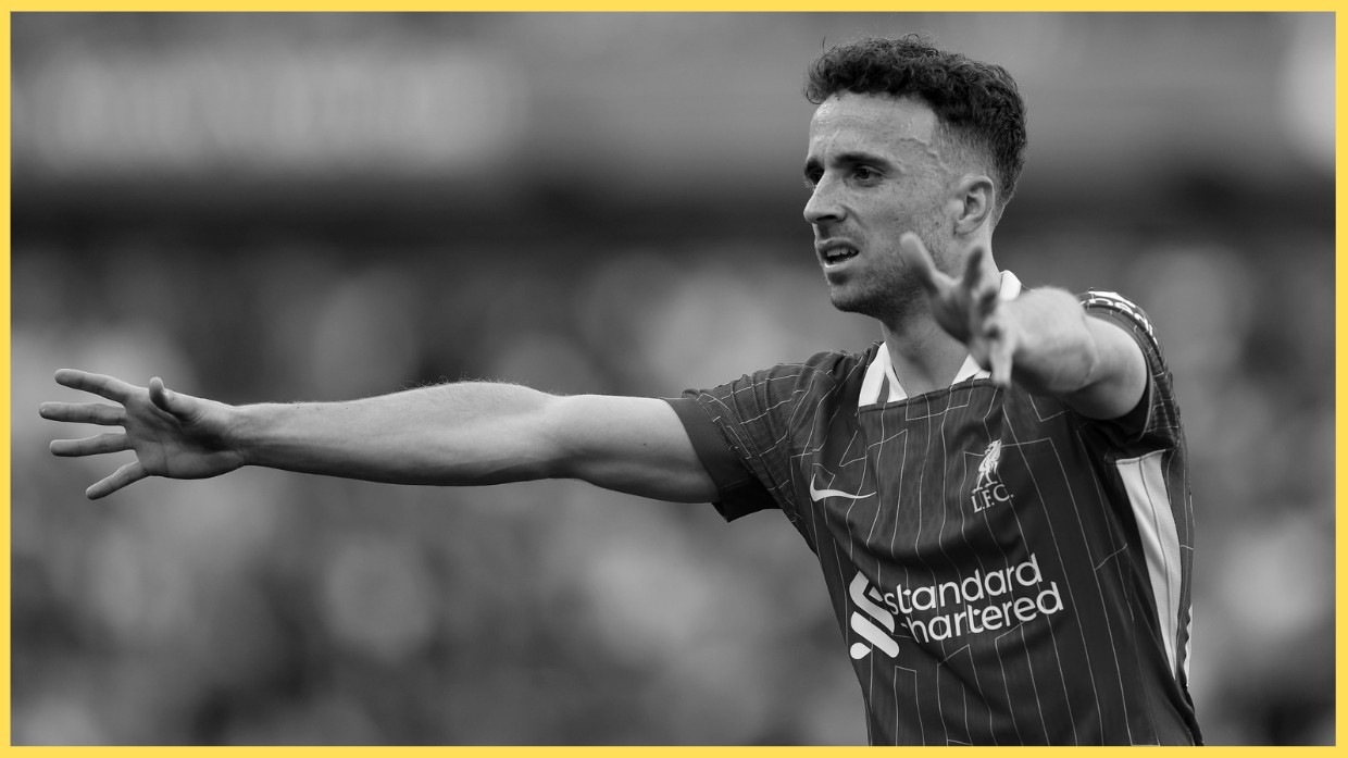 Diogo Jota's final goal for Liverpool was a Merseyside derby winner at Anfield in April 2025