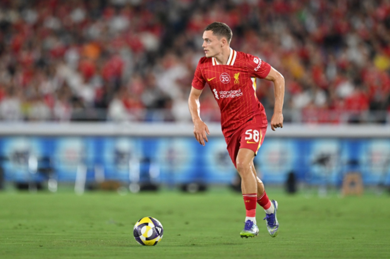 Florian Wirtz has worn Nike kits in his first couple of games for Liverpool, with the Adidas partnership beginning on 1 August