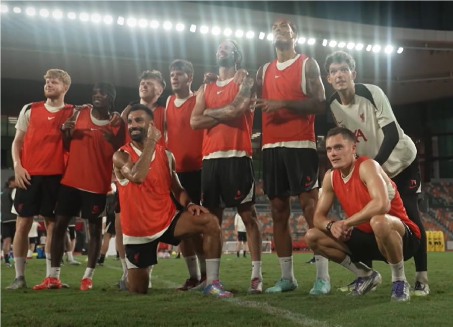 (Video) Florian Wirtz scores ridiculous goal in Liverpool training