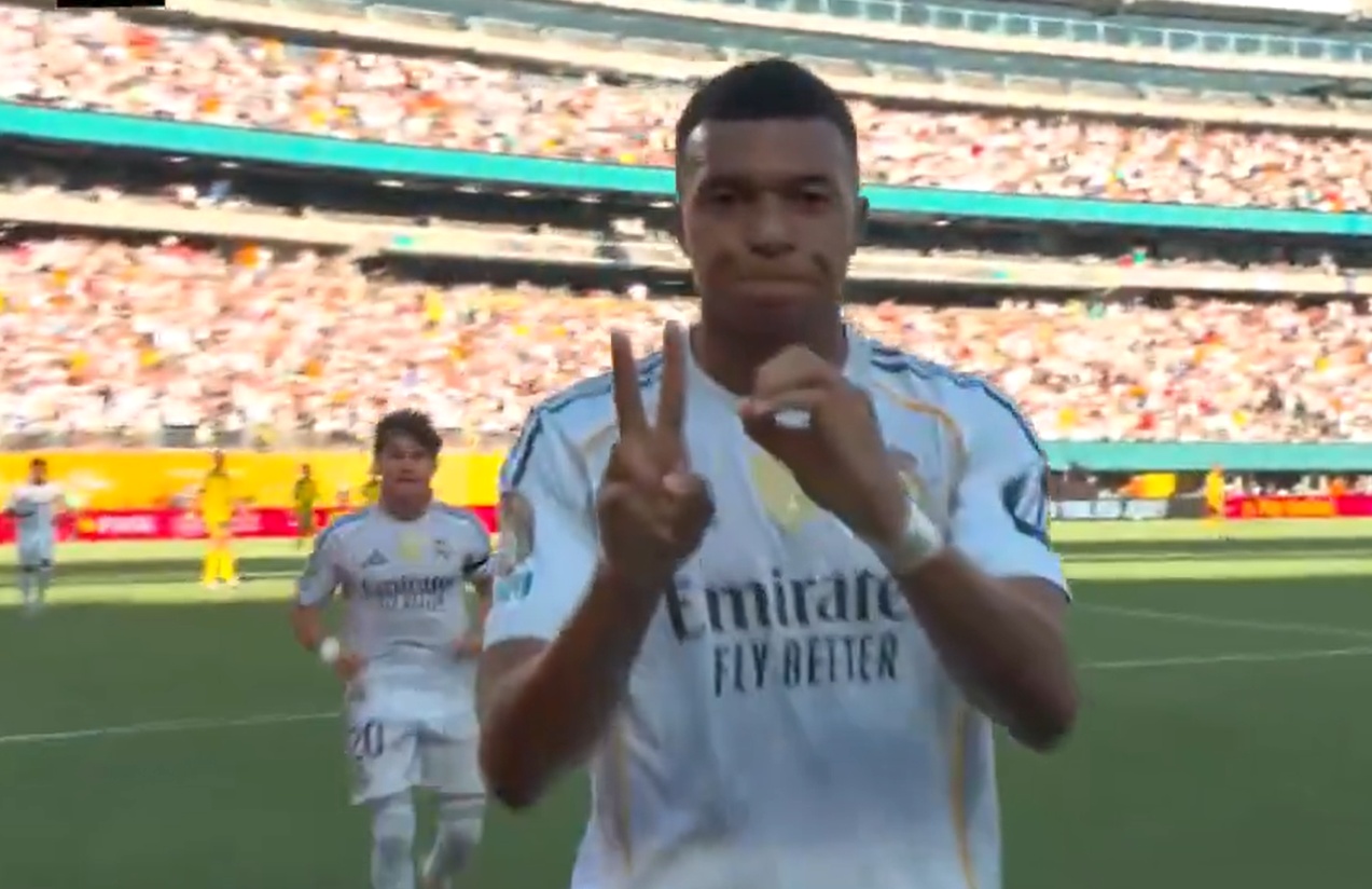 Kylian Mbappe dedicates his goal against Borussia Dortmund to Diogo Jota