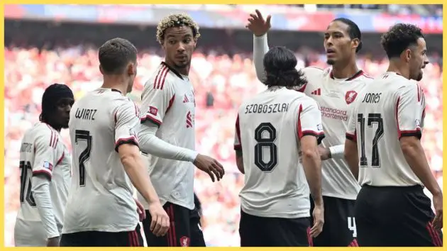 Florian Wirtz celebrates at Wembley