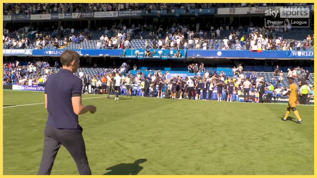 Sky Sports spot worrying Marc Guehi interaction with Oliver Glasner amid Liverpool talks